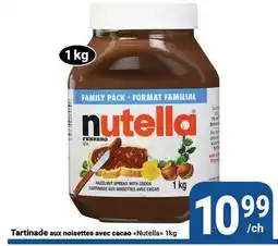 Pasquier Tartinade aux noisettes avec cacao Nutella offer