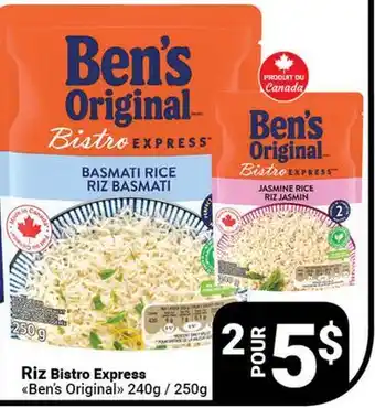 Pasquier Riz Bistro Express Ben's Original offer