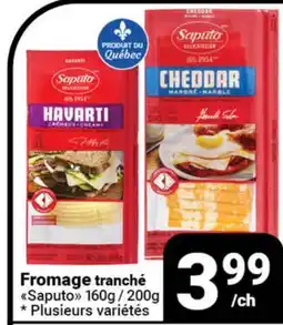 Pasquier Fromage tranché Saputo offer