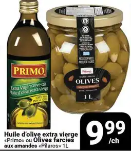 Pasquier Huile d'olive extra vierge Primo ou Olives farcies aux amandes Pilaros offer