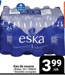 Pasquier Eau de source Eska offer