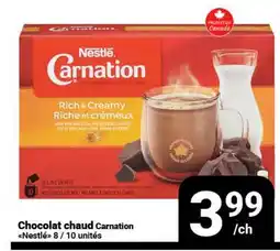 Pasquier Chocolat chaud Carnation offer