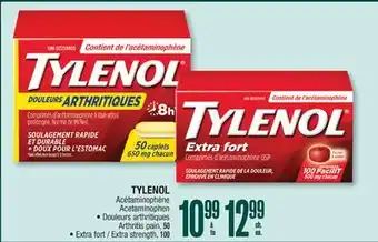 Jean Coutu TYLENOL Acetaminophen offer