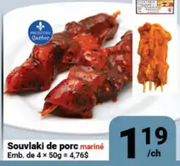 Pasquier Souvlaki de porc mariné offer