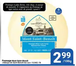 Pasquier Fromage Mont Saint-Benoît Abbaye de Saint-Benoît-du-Lac offer