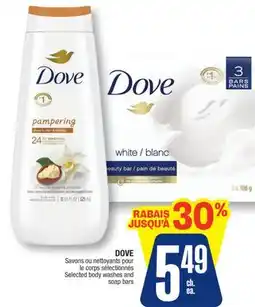 Jean Coutu DOVE Selected body washes and soap bars offer