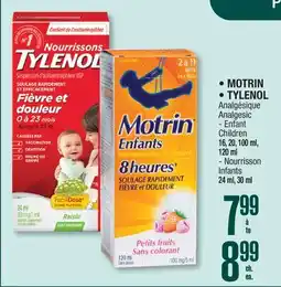 Jean Coutu MOTRIN or TYLENOL Analgesic offer