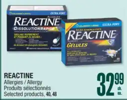 Jean Coutu REACTINE Allergies offer