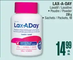 Jean Coutu LAX-A-DAY Laxatif offer