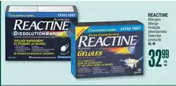 Jean Coutu REACTINE Allergy Product offer