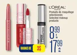 Jean Coutu LOREAL PARIS Selected makeup products offer