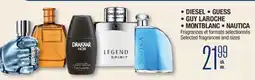 Jean Coutu DIESEL, GUESS, GUY LAROCHE, MONTBLANC, NAUTICA Selected fragrances and sizes offer