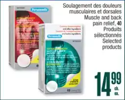 Jean Coutu PERSONNELLE Muscle and back pain relief offer