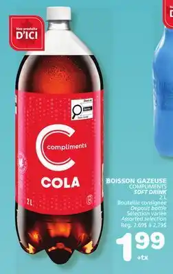 Marches Tradition COMPLIMENTS SOFT DRINK offer