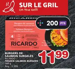 Marches Tradition RICARDO FROZEN SALMON BURGERS offer