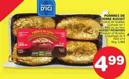 Marches Tradition RUSSET POTATOES offer