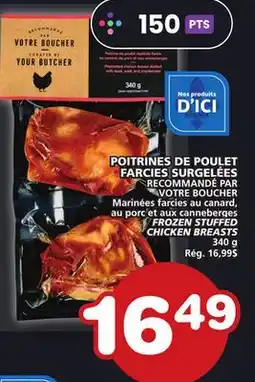 Marches Tradition VOTRE BOUCHER FROZEN STUFFED CHICKEN BREASTS offer