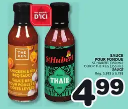 Marches Tradition ST-HUBERT (350 mL) OR THE KEG (355 mL) SAUCE offer