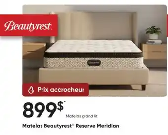Dormez Vous Matelas Beautyrest Reserve Meridian offer