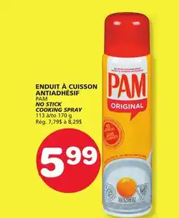 Marches Tradition PAM NO STICK COOKING SPRAY offer