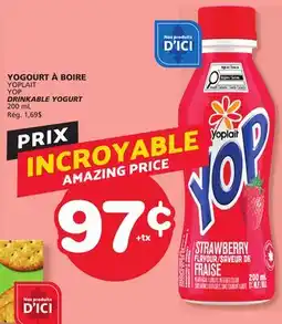 Marches Tradition YOPLAIT YOP DRINKABLE YOGURT offer