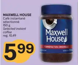 Brunet MAXWELL HOUSE Café instantané sélectionné offer