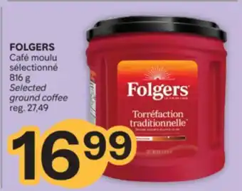 Brunet FOLGERS Café moulu sélectionné offer