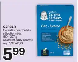 Brunet GERBER Céréales pour bébés offer