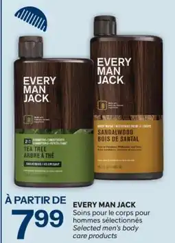 Brunet EVERY MAN JACK Soins pour le corps sélectionnés offer