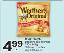 Brunet WERTHER'S Bonbons sélectionnés offer