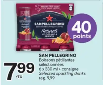 Brunet SAN PELLEGRINO Boissons pétillantes sélectionnées offer