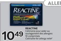 Brunet REACTINE Cétirizine pour aider au soulagement des allergies offer