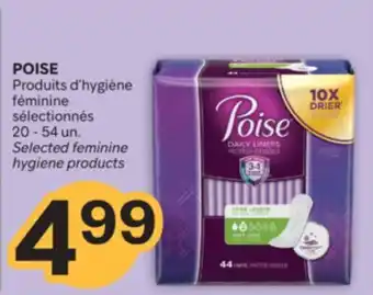 Brunet POISE Produits d'hygiène féminine sélectionnés offer
