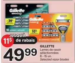 Brunet GILLETTE Lames de rasoir sélectionnées offer