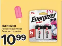 Brunet ENERGIZER Piles sélectionnées offer