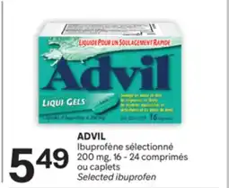Brunet ADVIL Ibuprofène sélectionné offer