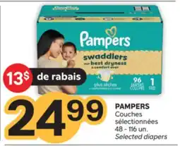 Brunet PAMPERS Couche sélectionnées offer