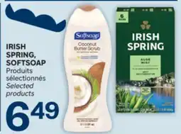 Brunet IRISH SPRING, SOFTSOAP Produits sélectionnés offer