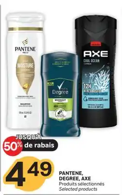 Brunet PANTENE, DEGREE, AXE offer