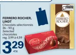 Brunet FERRERO ROCHER, LINDT Chocolats sélectionnés offer