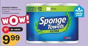Brunet SPONGE TOWELS Essuie-tout sélectionnés offer
