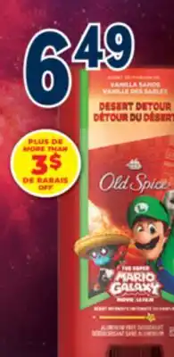 Familiprix Old Spice Deodorant offer