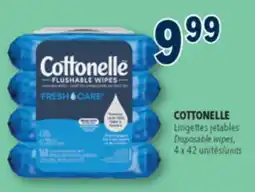 Familiprix COTTONELLE Disposable wipes, 4x 42units offer