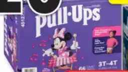Familiprix Huggies Pull-Ups training pants for girls Size 3-4 (32-40lb) - 66un offer