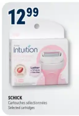 Familiprix SCHICK, Selected razors offer