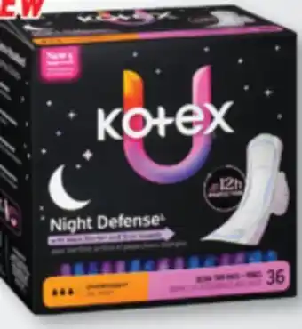 Familiprix U by KOTEX, Selected pads or tampons offer
