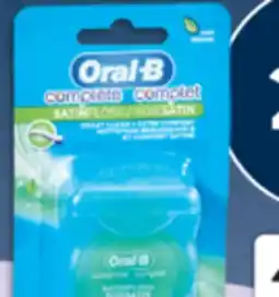 Familiprix Oral-B Complete mint satin floss 50m offer
