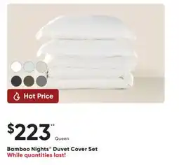 Dormez Vous Bamboo Nights Duvet Cover Set offer