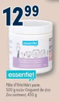 Familiprix Essentiel ihle's paste offer