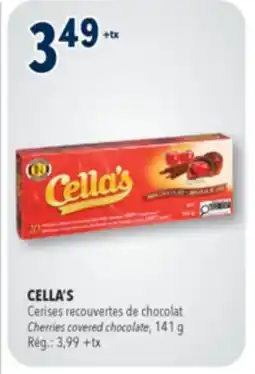 Familiprix Cella's cherries covered with milk chocolate offer